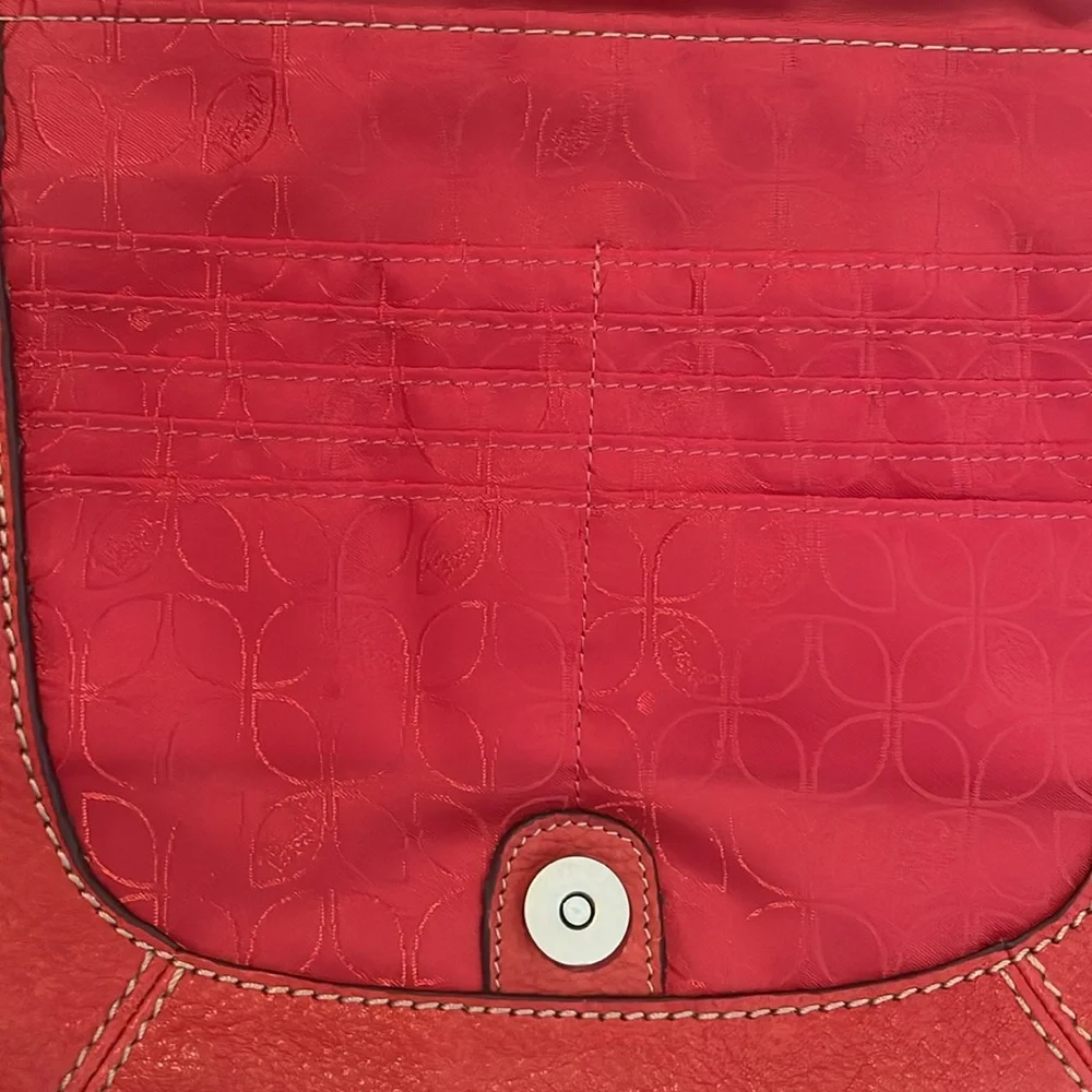 Orange Leather Fossil Bag - Picture 4 of 10